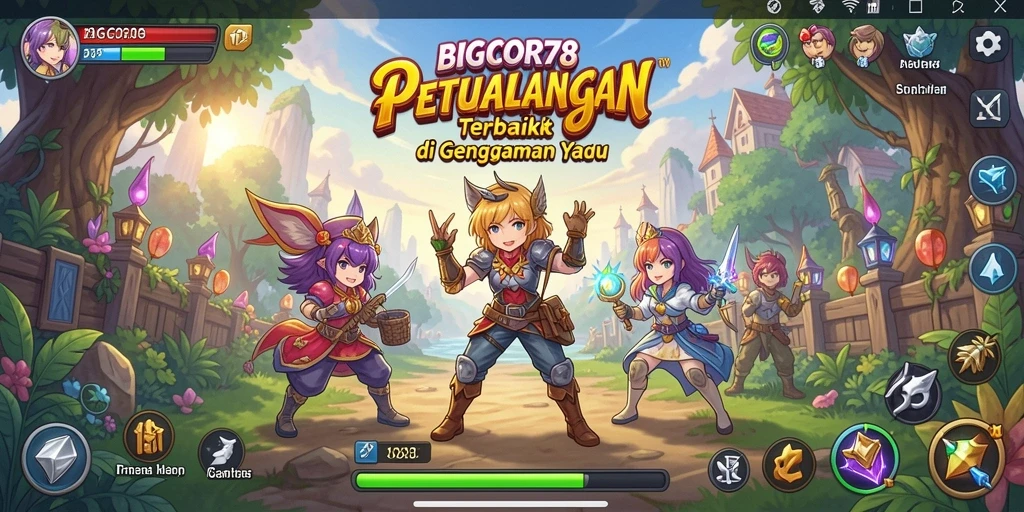 Tampilan menarik dari gameplay <strong>BIGCOR78</strong> yang penuh aksi Anime.