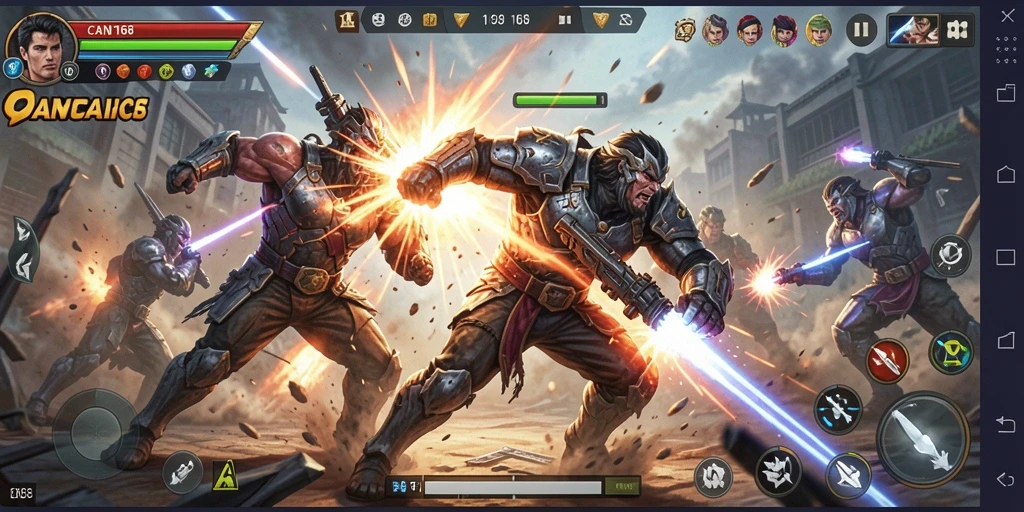 Tampilan menegangkan pertarungan epic di CANVA168.