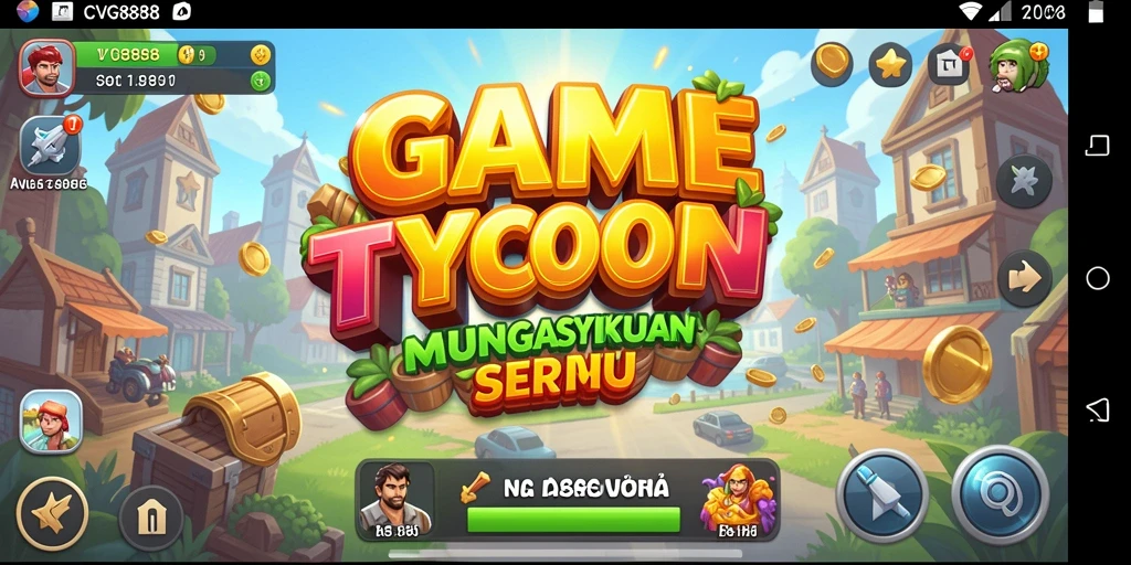 Tampilan gameplay yang menarik dalam CVG8888 yang menguji strategi Anda.
