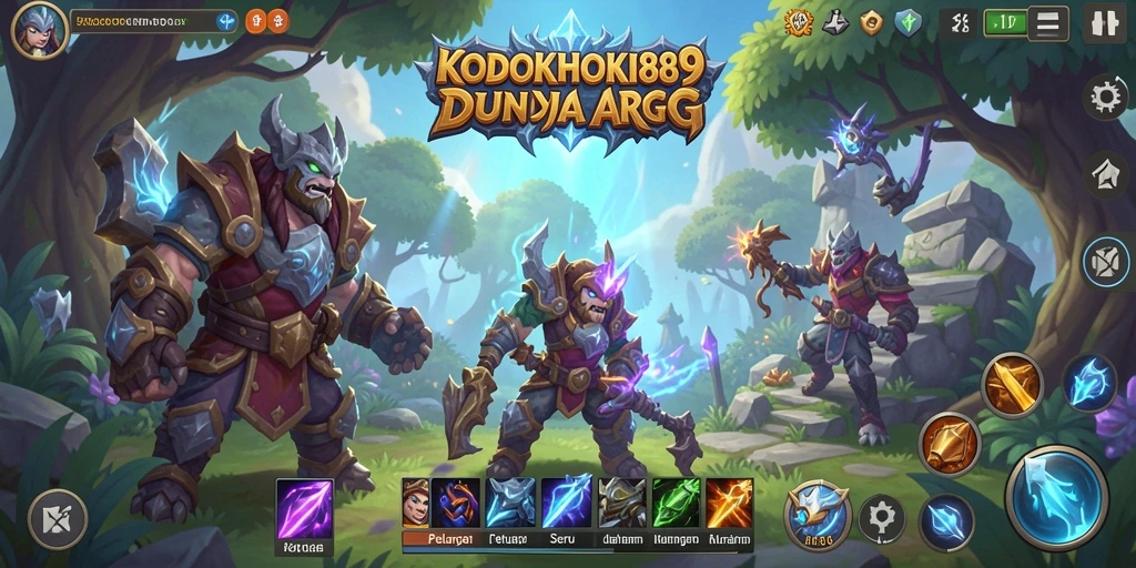 Tampilan gameplay seru KODOKHOKI889 dalam aksi ARPG.