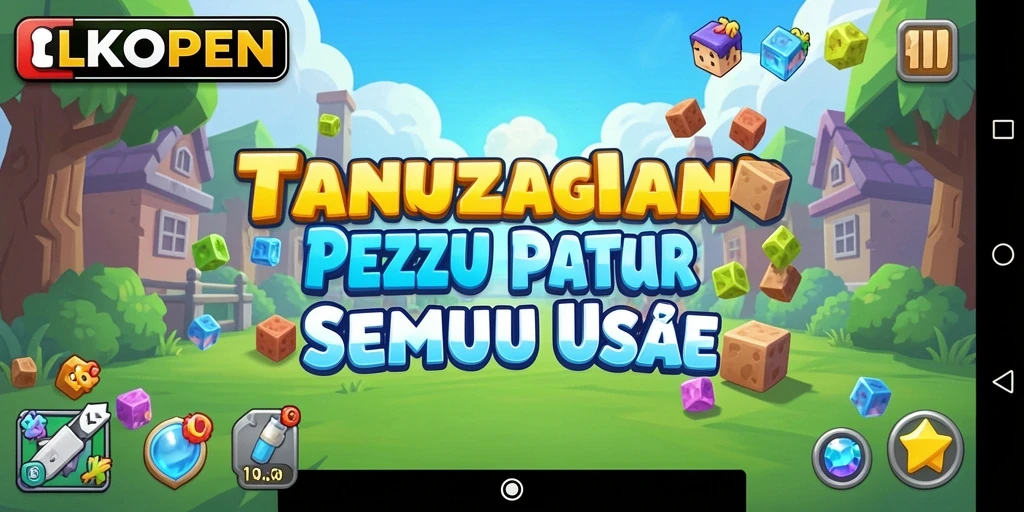 Tangkapan layar gameplay LKOPEN dengan tantangan Puzzle yang menarik.