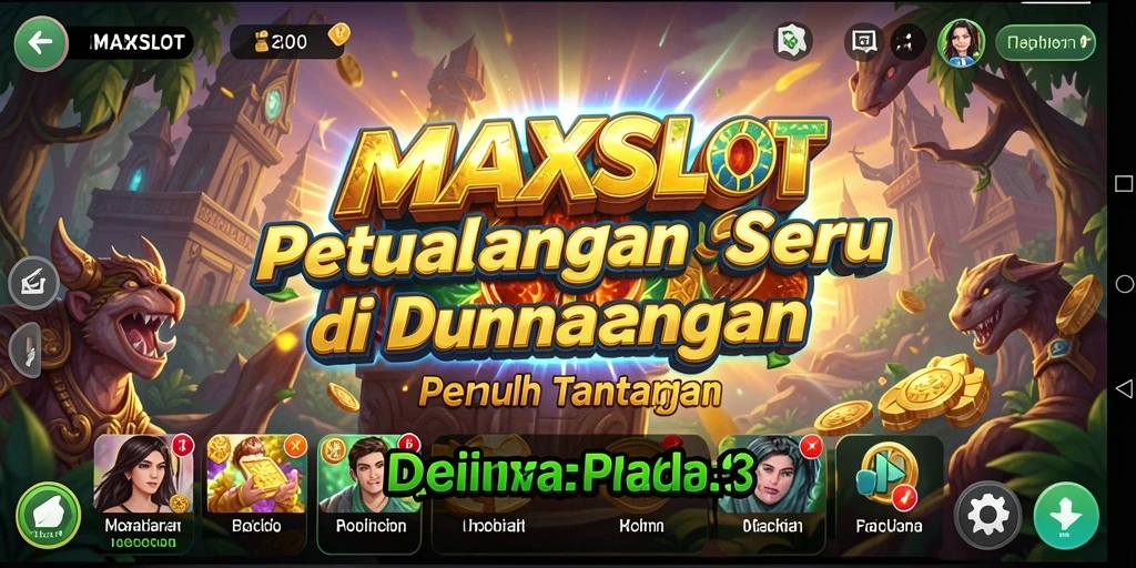Tampilan gameplay seru dan menantang di MAXSLOT.
