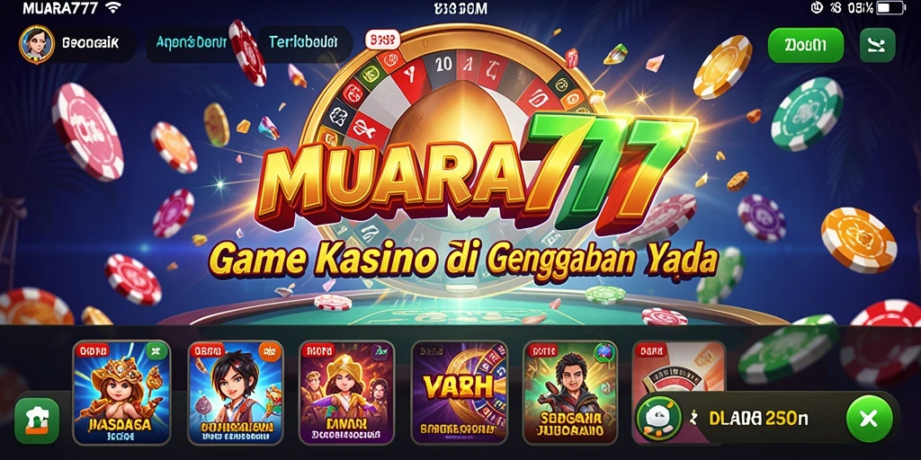 Tampilan gameplay MUARA777 menampilkan keseruan permainan Kasino yang mendebarkan.