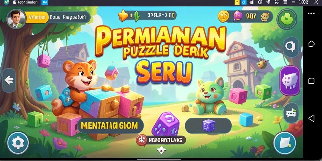 Screenshot V07 menampilkan gameplay seru dan menantang.