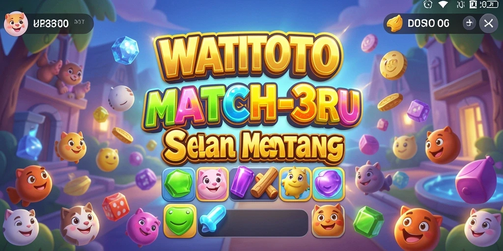 Tampilan gameplay WATITOTO yang menarik dan penuh warna.