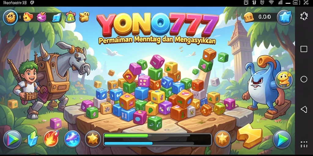 Tampilan gameplay YONO777 yang menarik dan penuh tantangan Puzzle.